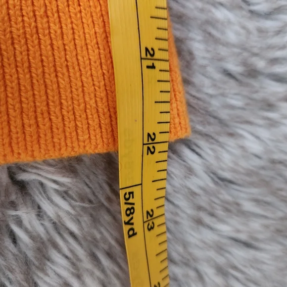 Free People Easy Street Crop Pullover Sweater‎ Orange - Picture 10 of 11